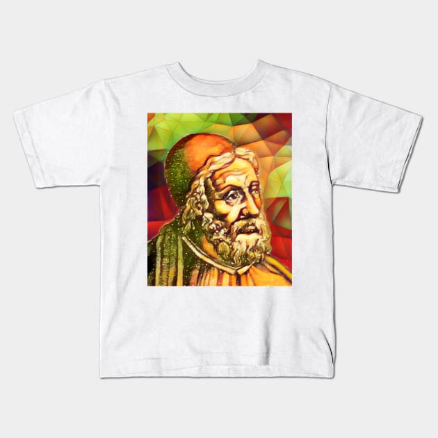 Al Tabari Snow Portrait | Al Tabari Artwork 15 Kids T-Shirt by JustLit